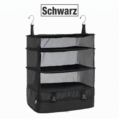 🎒 50% RABATT! 🧺 Tragbare faltbare dreifache Mesh-Organizer-Hängetasche – Transparent, leicht & platzsparend – Ideal für Bad, Küche oder Reisen – übersichtliche Aufbewahrung mit 3 Fächern 🧴✨