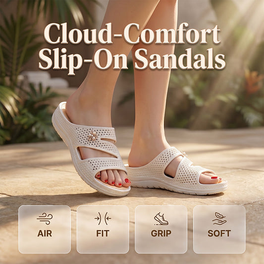 👡 50% RABATT! ⏰ Damen-Slip-On-Sandalen mit weicher Sohle – Leicht, bequem & flexibel – Perfekt für Strand, Alltag oder entspannte Sommertage – einfaches An- und Ausziehen ☀️✨