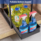 🗄️ 50% RABATT! 🏠 2-stöckiger Mehrzweck-Unterschrank-Organizer – Verstellbar & stabil – Ideal für Küche, Bad oder Arbeitsplatte – maximiert den Stauraum im Schrank oder auf der Ablage 🧴✨