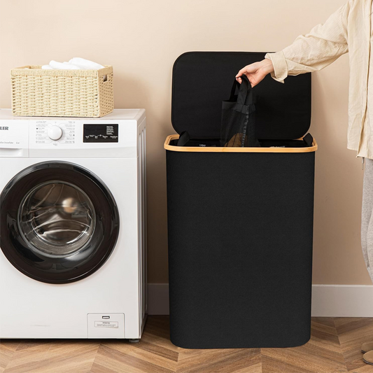🧺 50% RABATT! 🧼 Großer faltbarer Oxford-Stoff Wäschekorb – Leicht, stabil & platzsparend – Mit Tragegriffen – ideal für Wäsche, Spielzeug oder Aufbewahrung – zusammenfaltbar für einfaches Verstauen 🏠✨