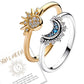 💍 50% RABATT! 🌙 Himmlisches Paar-Ring-Set – Verstellbare Ringe mit Gravur-Option – Perfekt als Liebesbeweis oder Freundschaftsring – elegantes Design für zwei ❤️✨