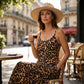 👗 50% RABATT! 💃 Damen Maxikleid mit Leopardenmuster – Spaghettiträger & bequeme Passform – Perfekt für Sommer, Strand oder Urlaub – wild & elegant zugleich 🌿☀️🐆