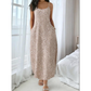 👗 50% RABATT! 💃 Damen Maxikleid mit Leopardenmuster – Spaghettiträger & bequeme Passform – Perfekt für Sommer, Strand oder Urlaub – wild & elegant zugleich 🌿☀️🐆