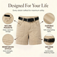 🩳 50% RABATT! ☀️ Damen Mid-Rise Cargo-Shorts – Atmungsaktiver Baumwollmix, viele Taschen & Used-Look – Perfekt für den Sommer & lässige Outfits 🤎