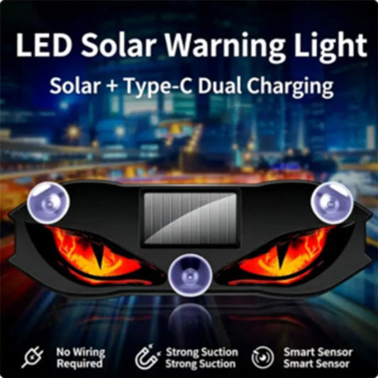 🚗 KAUFE 2, ERHALTE 1 GRATIS! 🔆 Solarbetriebene LED-Warblampe für das Auto – Wetterfest & automatische Aktivierung bei Dunkelheit – Ideal für Pannen, Baustellen oder nächtliche Einsätze – erhöht die Sichtbarkeit & Sicherheit 🛡️✨🌙