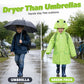 🌧️ 50% RABATT! 🧒 Wasserdichter Kinder-Regenponcho mit Kapuze – Leicht, knitterfrei & leicht anziehbar – Ideal für Regenwetter, Ausflüge oder den täglichen Schulweg – bunt und wetterfest 🌈✨