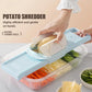 🔪 50% RABATT! 🥗 Multifunktionales Küchen-Gemüseschneider-Set – Verschiedene Klingen & rutschfeste Basis – Ideal für Zwiebeln, Kartoffeln oder Obst – schnell & sicher, spart Zeit in der Küche 🍅✨