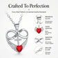💫 50% RABATT! 🔥 Unendlichkeit Herz Kreuz Halskette mit Flügelanhänger – Elegant & symbolisch – Perfekt als Geschenk für besondere Momente – zart & bedeutungsvoll ❤️🕊️✨