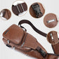 🎒 50% RABATT! 🎁 Multifunktionale Brusttasche aus hochwertigem Leder – Kompakt & praktisch – Ideal für Reisen, Alltag oder als stilvolles Accessoire – sicherer & bequemer Sitz 🧳✨🛡️