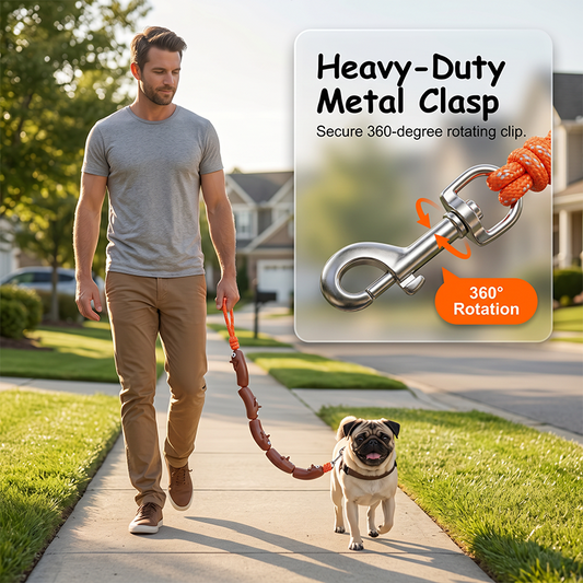 🐶 50% RABATT! 🌭 Witzige Würstchen-Hundeleine – Langlebig & mit lustigem Design – Ideal für Spaziergänge, Training oder als Blickfang – bequemer Griff & sicheres Handling 🐾✨🎉