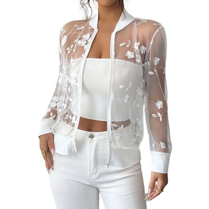 🌸 60% RABATT! 🧥 Leichter Damen Sommer-Cardigan – Floraler Print, luftig & UV-schützend – Perfekt für sonnige Tage & leichte Abende ☀️