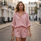 👗 50% RABATT! ✨ Damen lockeres Oberteil & Shorts 2-teiliges Set – Leicht & bequem – Perfekt für Sommer, Strand oder Freizeit – lässiger Look mit hohem Tragekomfort 🌸☀️🩳