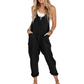 👗 50% RABATT! 🌸 Damen lässiger ärmelloser Jumpsuit mit Taschen – Leicht, bequem & vielseitig – Perfekt für warme Tage, Freizeit oder Reisen – praktisch & stylisch ☀️✨👜