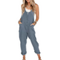 👗 50% RABATT! 🌸 Damen lässiger ärmelloser Jumpsuit mit Taschen – Leicht, bequem & vielseitig – Perfekt für warme Tage, Freizeit oder Reisen – praktisch & stylisch ☀️✨👜
