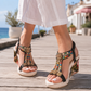 👡 50% RABATT! 🌸 Damen Vintage Boho Keilsandalen – Leichte Keilsohle & verstellbare Riemen – Perfekt für Sommer, Strand oder einen boho-chic Look – bequem & stilvoll ☀️✨🌿