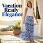 👗 50% RABATT! 🌊 Damen fließender Maxi-Rock – Auffälliger Resort-Print – 36K+ verkauft – ideal für Strand, Urlaub oder warme Tage – leicht & feminin 🌸☀️✨