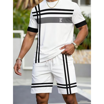👕 50% RABATT! ☀️ Herren Sommer 2-teiliges Sport-Set – Atmungsaktiv & leicht – Ideal für Gym, Laufen oder Alltag – bequem & vielseitig 🩳💪✨