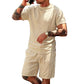 👕 60% RABATT! ☀️ Herren lässiges T-Shirt & Shorts Set – Leicht & atmungsaktiv – Ideal für Sommer, Freizeit oder Sport – bequemer 2-in-1 Look 🩳✨🌿