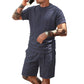 👕 60% RABATT! ☀️ Herren lässiges T-Shirt & Shorts Set – Leicht & atmungsaktiv – Ideal für Sommer, Freizeit oder Sport – bequemer 2-in-1 Look 🩳✨🌿