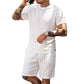 👕 60% RABATT! ☀️ Herren lässiges T-Shirt & Shorts Set – Leicht & atmungsaktiv – Ideal für Sommer, Freizeit oder Sport – bequemer 2-in-1 Look 🩳✨🌿
