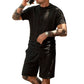 👕 60% RABATT! ☀️ Herren lässiges T-Shirt & Shorts Set – Leicht & atmungsaktiv – Ideal für Sommer, Freizeit oder Sport – bequemer 2-in-1 Look 🩳✨🌿