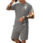 👕 60% RABATT! ☀️ Herren lässiges T-Shirt & Shorts Set – Leicht & atmungsaktiv – Ideal für Sommer, Freizeit oder Sport – bequemer 2-in-1 Look 🩳✨🌿