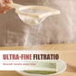 🧺 50% RABATT! 🥣 Multifunktionelles Küchensieb-Set mit Trichter – Feines Edelstahlsieb – Ideal für Saft, Soßen, Suppen oder Babynahrung – stabil, leicht zu reinigen & vielseitig 🍲✨🔪