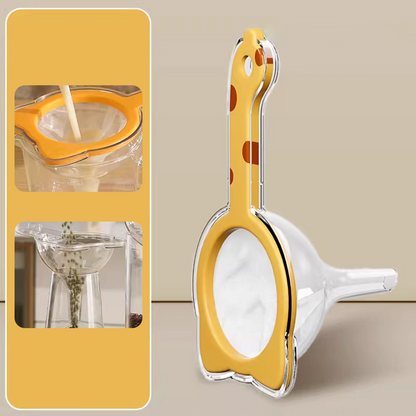 🧺 50% RABATT! 🥣 Multifunktionelles Küchensieb-Set mit Trichter – Feines Edelstahlsieb – Ideal für Saft, Soßen, Suppen oder Babynahrung – stabil, leicht zu reinigen & vielseitig 🍲✨🔪