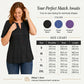 🔥 50% RABATT! 👚 Damen Bluse mit V-Ausschnitt – Elegante Plisseefalten, figurbetonter Schnitt & vielseitig – Perfekt für Alltag, Büro & besondere Anlässe ✨