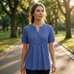 🔥 50% RABATT! 👚 Damen Bluse mit V-Ausschnitt – Elegante Plisseefalten, figurbetonter Schnitt & vielseitig – Perfekt für Alltag, Büro & besondere Anlässe ✨