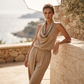 👗 50% RABATT! ✨ Damen Neckholder Overall mit weitem Bein – Eleganter Schnitt & luftiger Stoff – Ideal für Sommer, Festivals oder elegante Anlässe – stilvoll & bequem 🌸💃🌿