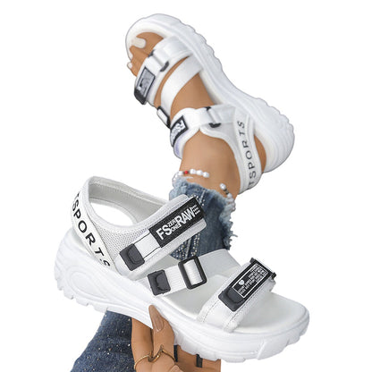 👡 50% RABATT! 🌸 Damen Plateau-Sandalen mit Sportverschluss – Bequem, stabil & schnell anzuziehen – Perfekt für Sommer, Strand oder den aktiven Alltag – lässiger Look mit Komfort ☀️🌊🦶