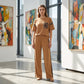 👗 50% RABATT! 🐆 Damen Leopardenmuster Patchwork 2-teiliges Set – Top & Shorts im wilden Animal-Look – Perfekt für Sommer, Party oder einen mutigen Streetstyle – bequem & auffällig 🔥🌸✨