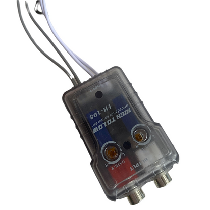 🎵 50% RABATT! 🔊 Auto-Audio High-to-Low-Impedanzwandler – Verzögerungsfunktion, präzise Signalwandlung & kompaktes Design – Ideal für Fahrzeug-Klangsysteme 🔧