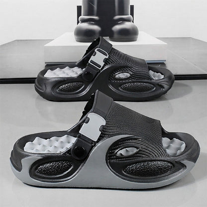 👟 50% RABATT! ☀️ Herren EVA 2-in-1 Sandalen – Atmungsaktiv, Massage-Fußbett & rutschfeste Sohle – Verstellbarer Riemen für Komfort & Komfort 🩴