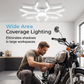 ❄️ 50% RABATT! 💡 Verformbare Schneeflocken-LED-Garagenleuchte – Biegsam, hell & energiesparend – Perfekt für Garage, Werkstatt & Keller 🔧