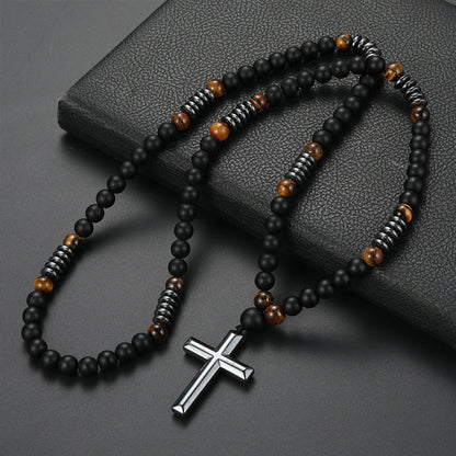 ✝️ 50% RABATT! 🔥 Herren-Halskette mit Kreuzanhänger – Edles Design, hochwertiges Material & langlebig – Perfektes Accessoire für jeden Tag & besondere Anlässe ⚡