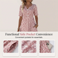 👗 50% RABATT! 🌸 Damen Freizeitkleid mit V-Ausschnitt, Blumendruck & Taschen – Leicht, vielseitig & praktisch – Perfekt für Sommer, Spaziergänge & Urlaub ☀️