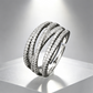 💍 50% RABATT! ✨ Verstellbarer Mehrband-Crossover-Ring – Flexibel verstellbar, elegant verschlungene Bänder & hochwertige Verarbeitung – Perfekt als trendiges Accessoire für jeden Tag 🌟