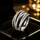 💍 50% RABATT! ✨ Verstellbarer Mehrband-Crossover-Ring – Flexibel verstellbar, elegant verschlungene Bänder & hochwertige Verarbeitung – Perfekt als trendiges Accessoire für jeden Tag 🌟