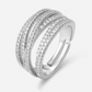 💍 50% RABATT! ✨ Verstellbarer Mehrband-Crossover-Ring – Flexibel verstellbar, elegant verschlungene Bänder & hochwertige Verarbeitung – Perfekt als trendiges Accessoire für jeden Tag 🌟
