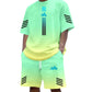 👕 50% RABATT! ☀️ Herren Sommer T-Shirt & Shorts Zweiteiler – Farbverlauf-Design, atmungsaktiv & leicht – Perfekt für heiße Tage & lässige Outfits 🩳