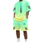 👕 50% RABATT! ☀️ Herren Sommer T-Shirt & Shorts Zweiteiler – Farbverlauf-Design, atmungsaktiv & leicht – Perfekt für heiße Tage & lässige Outfits 🩳