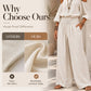 🌸 50% RABATT! 👗 Damen 2-teiliges Set – Cold-Shoulder Neckholder-Top & weite Hose – Leicht, elegant & vielseitig – Perfekt für Sommer & Urlaub ☀️