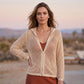 🌸 50% RABATT! ☀️ Damen Strickjacke mit offenem Strick & Reißverschluss – Leicht, luftig & vielseitig – Ideal für Frühling & Sommer 🌿