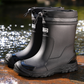 👢 50% RABATT! 🌧️ Unisex Halbschaft Wasserdichte Regenstiefel – 100% wasserdicht, rutschfeste Sohle & bequemer Halt – Perfekt für Regentage & Outdoor-Aktivitäten ☂️