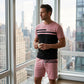 👕 50% RABATT! 🩳 2-teiliges Freizeit-Set für Herren – Kurzarm-T-Shirt & Shorts mit Kordelzug – Atmungsaktiv & bequem für jeden Tag ☀️