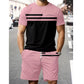 👕 50% RABATT! 🩳 2-teiliges Freizeit-Set für Herren – Kurzarm-T-Shirt & Shorts mit Kordelzug – Atmungsaktiv & bequem für jeden Tag ☀️