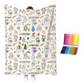 🎨 50% RABATT! 🖍️ Kuschel‑Mal‑Decken‑Set – Kreativ, weich & unterhaltsam ✨