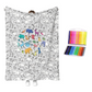 🎨 50% RABATT! 🖍️ Kuschel‑Mal‑Decken‑Set – Kreativ, weich & unterhaltsam ✨